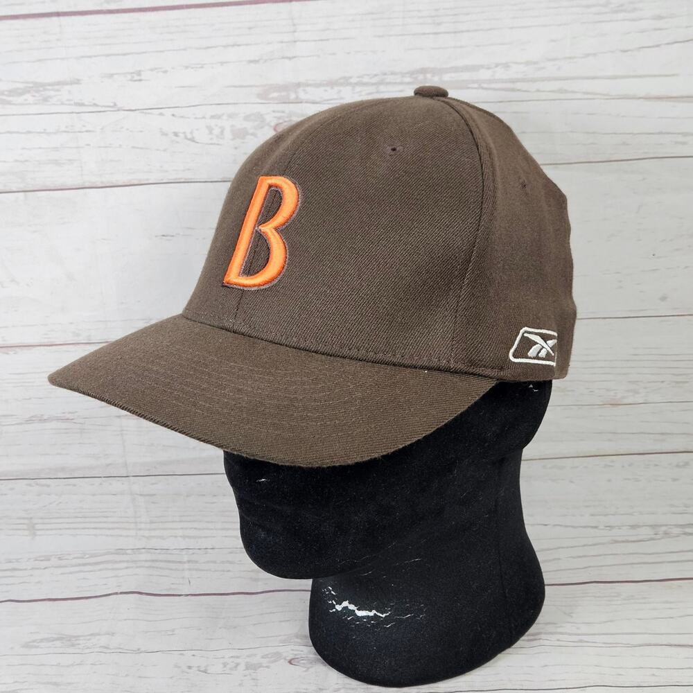Cleveland Browns Reebok Flexfit Men's M/LG Brown Orange NFL Backers President